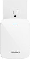 Linksys - Max-Stream Wi-Fi 6 Range Extender - White - Large Front