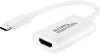 Best Buy essentials™ - USB-C to HDMI Adapter - White - Large Front