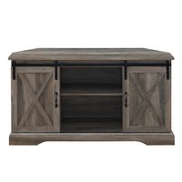 Modern Farmhouse TV Stand for TVs up to 58” - Large Front