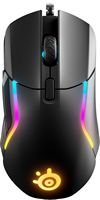 SteelSeries - Rival 5 Wired Optical Gaming Mouse with RGB Lighting - Wired - Black - Large Front