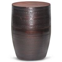 Simpli Home - Johnsen Large Metal Accent Table - Oil Rubbed Bronze - Large Front