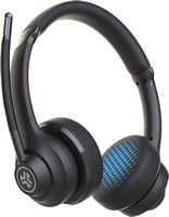 JLab - GO Work Wireless & Wired On-Ear Headset - Black - Large Front