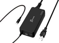 j5create - 108W PD USB-C Super Charger - Black - Large Front