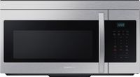 Samsung - 1.6 cu. ft. Over-the-Range Microwave with Auto Cook - Stainless Steel - Large Front
