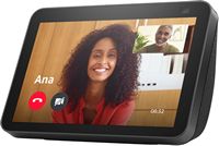 Amazon - Echo Show 8 (2nd Gen, 2021 release) | HD smart display with Alexa and 13 MP camera - Cha... - Large Front