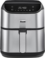 bella PRO - 6-qt. Touchscreen Air Fryer - Stainless Steel - Large Front