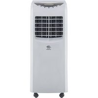 AireMax - Portable Air Conditioner with Remote Control for Rooms up to 400 Sq. Ft. - White - Large Front