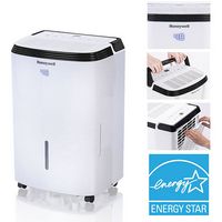 Honeywell - Energy Star 30-Pint Dehumidifier with Washable Filter - White - Large Front