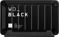 WD - D30 2TB Game Drive for PlayStation and Xbox External USB Type-C Portable SSD - Black - Large Front