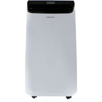 Amana - 350 Sq. Ft. Portable Air Conditioner - White/Black - Large Front