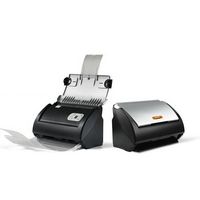 Plustek - High Speed ​​Document Scanner with Automatic Document Feeder - Black - Large Front