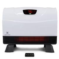 Heat Storm - 750-1500 Watt Infrared Space Heater - WHITE - Large Front