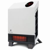 Heat Storm - 1,000 Watt Infrared Portable Heater - WHITE - Large Front
