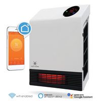 Heat Storm - 1,000 Watt Wi-Fi Indoor Smart Heater - WHITE - Large Front