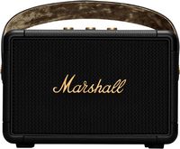 Marshall - Kilburn II Portable Bluetooth Speaker - Black/Brass - Large Front