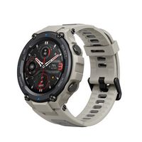 Amazfit - T-Rex Pro Smartwatch Polycarbonate - Desert Gray - Large Front