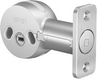 Level - Bolt Bluetooth Retrofit Smart Lock with App/Keypad/VoiceAssistant Access - Silver - Large Front