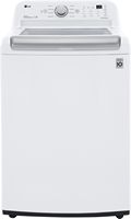 LG - 5.0 Cu. Ft. High-Efficiency Top Load Washer with 6Motion Technology - White - Large Front