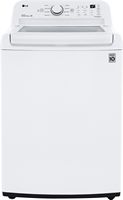 LG - 4.5 Cu. Ft. High-Efficiency Top Load Washer with TurboDrum Technology - White - Large Front