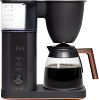 Café - Smart Drip 10-Cup Coffee Maker with WiFi - Matte Black - Large Front