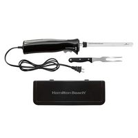 Hamilton Beach - Electric Knife Set with Storage Case - BLACK - Large Front