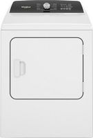 Whirlpool - 7.0 Cu. Ft. Electric Dryer with Steam and Moisture Sensing - White - Large Front