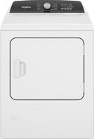 Whirlpool - 7.0 Cu. Ft. Gas Dryer with Steam and Moisture Sensing - White - Large Front