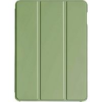 SaharaCase - Tri-Fold Folio Case for Amazon Fire HD 10 (2021) - Olive Green - Large Front