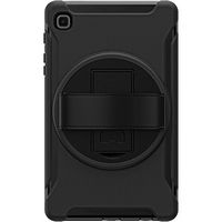 SaharaCase - PROTECTION Hand Strap Series Case for Samsung Galaxy Tab A7 Lite - Black - Large Front