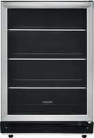 Frigidaire - Gallery 5.3 Cu. Ft. Built-In Beverage Center - Stainless Steel - Silver - Large Front