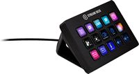 Elgato - Stream Deck MK.2 Full-size Wired USB Keypad with 15 Customizable LCD keys and Interchang... - Large Front