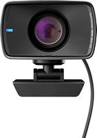Elgato - Facecam Full HD 1080 Webcam for Video Conferencing, Gaming, and Streaming - Black - Large Front