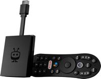 TiVo - Stream 4K UHD Streaming Media Player with Google Assistance Voice Control Remote - Black - Large Front