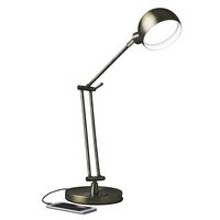 OttLite - Wellness Series Refine LED Desk Lamp - Gold - Large Front
