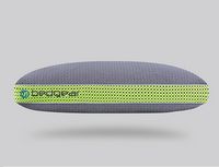 Bedgear - Multi- Position Performance Pillow - Gray - Large Front