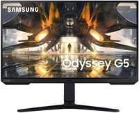 Samsung - Odyssey 27” IPS LED QHD FreeSync Premium & G-Sync Compatible Gaming Monitor with HDR (D... - Large Front