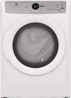 Electrolux - 8.0 Cu. Ft. Stackable Electric Dryer - White - Large Front