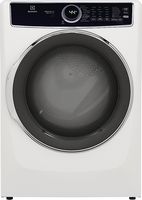 Electrolux - 8.0 Cu. Ft. Stackable Electric Dryer with Steam and LuxCare Dry System - White - Large Front