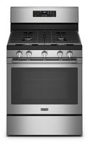 Maytag - 5.0 Cu. Ft. Gas Range with Air Fry for Frozen Food and Air Fry Basket - Stainless Steel - Large Front