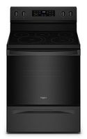 Whirlpool - 5.3 Cu. Ft. Freestanding Electric Convection Range with Air Fry - Black - Large Front
