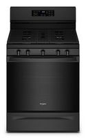 Whirlpool - 5.0 Cu. Ft. Gas Range with Air Fry for Frozen Foods - Black - Large Front