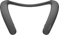 Sony - Bluetooth Wireless Neckband Speaker - Charcoal Gray - Large Front