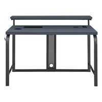 OSP Home Furnishings - Reload 48” Gaming Desk - Slate - Large Front