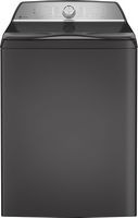 GE Profile - 4.9 Cu. Ft. High Efficiency Smart Top Load Washer with Smarter Wash Technology, Easi... - Large Front