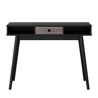 CorLiving - Acerra Entryway/Desk - Black - Large Front