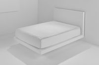 Bedgear - Moisture Wicking Mattress Protector- Queen - White - Large Front