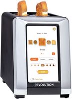 Revolution Cooking - Revolution InstaGLO R180 Toaster - Black - Large Front