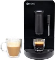 GE Profile - Automatic Espresso Machine with 20 bars of pressure, Milk Frother, and Built-In Wi-F... - Large Front