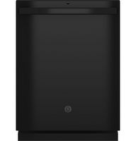 GE - Top Control Built-In Dishwasher with 3rd Rack, Dry Boost, 50 dBa - Black - Large Front
