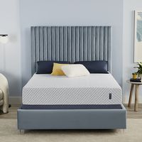 Serta - Sheep Retreat Medium 10” Gel Memory Foam Mattress-in-a-box - Multi - Large Front